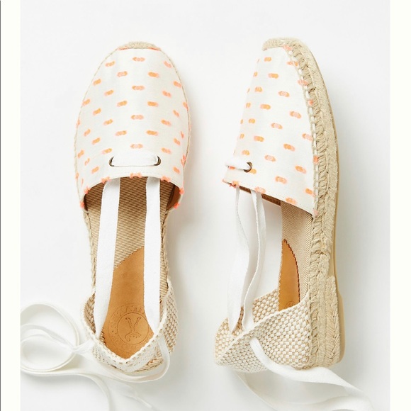 Anthropologie Shoes - Penelope Chilvers Lace-Up Espadrille Flats